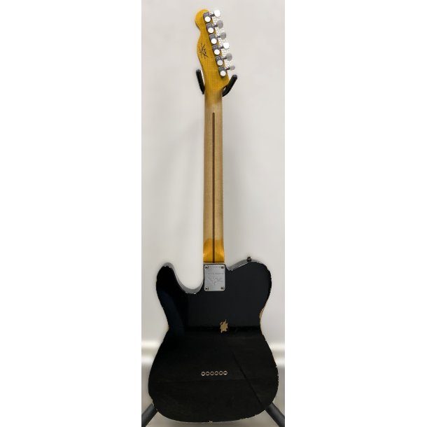 (BRUGT) Fender Custom Shop Telecaster Caballo Tono limited Edition Relic - Black 2015